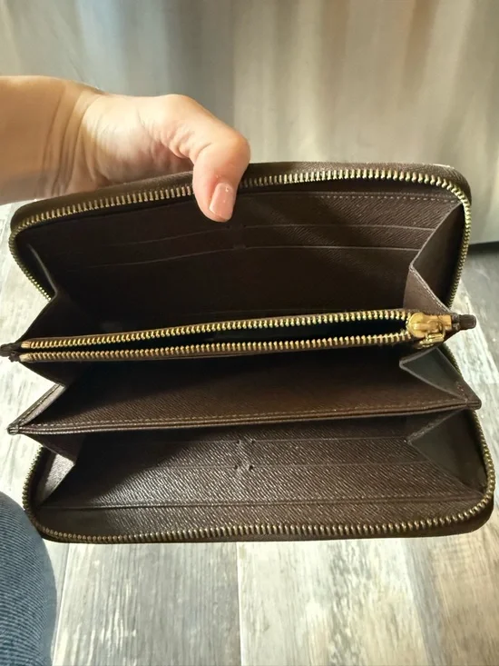 Louis Vuitton Brown Coated Canvas Wallet - Picture 2 of 4